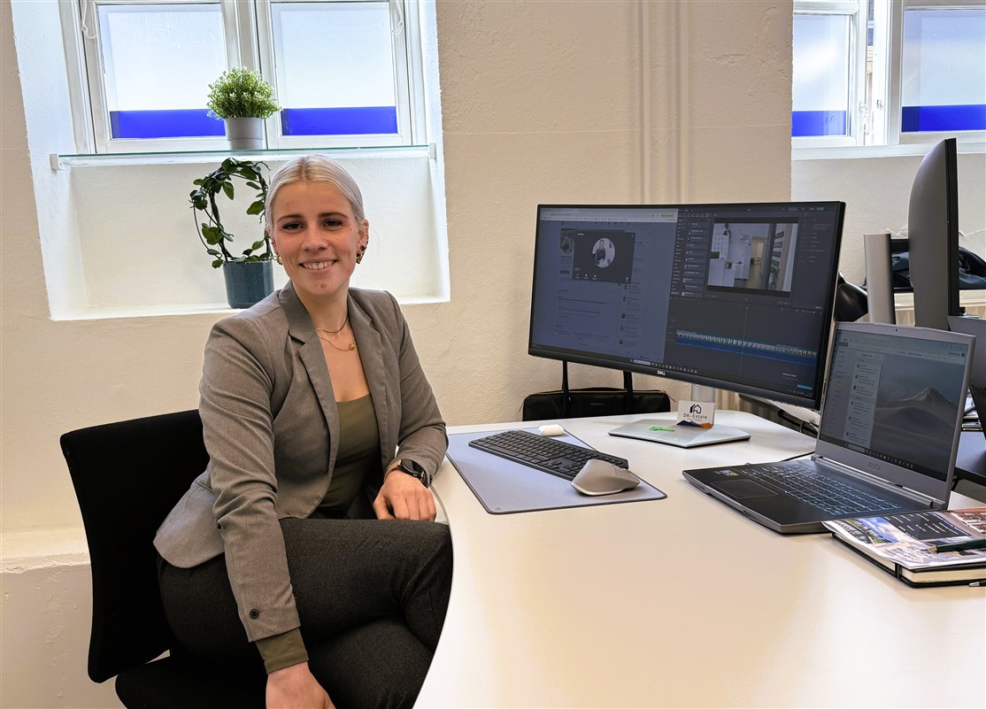 Sophie Nieke
Sagskoordinator & SoMe konsulent 
Tlf.: 30 80 69 99 
Mail: sp@dk-estate.dk